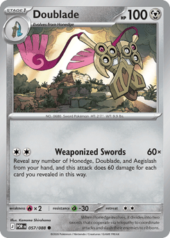 Pokemon Perfect Order Doublade - 57