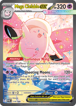 Pokemon Perfect Order Mega Clefable ex - 119