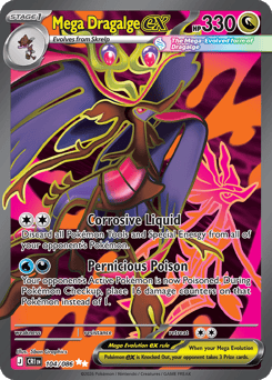 Pokemon Chaos Rising Mega Dragalge ex - 104