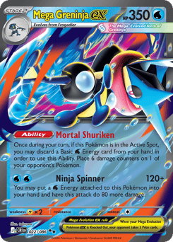 Pokemon Chaos Rising Mega Greninja ex - 22
