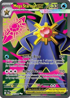 Pokemon Perfect Order Mega Starmie ex - 102