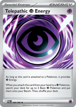 Pokemon Perfect Order Telepathic Psychic Energy - 88