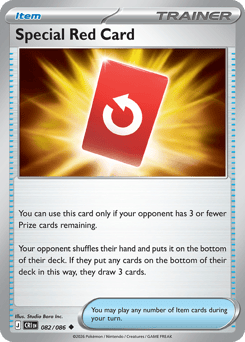 Pokemon Chaos Rising Special Red Card - 82