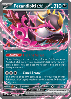 Pokemon Ascended Heroes Fezandipiti ex - 142