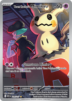 Pokemon Ascended Heroes Team Rocket's Mimikyu - 238