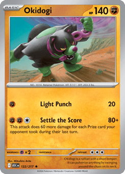 Pokemon Ascended Heroes Okidogi - 122