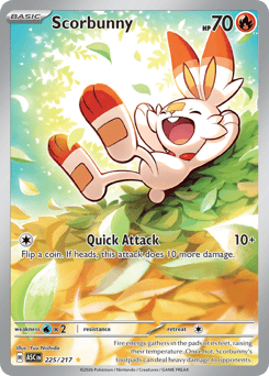 Pokemon Ascended Heroes Scorbunny - 225