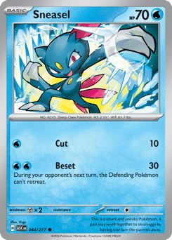 Pokemon Ascended Heroes Sneasel - 44