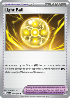 Pokemon Ascended Heroes Light Ball - 191