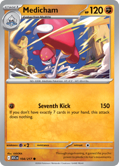 Pokemon Ascended Heroes Medicham - 104