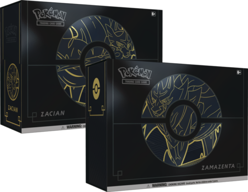 Pokémon TCG: Sword & Shield Elite Trainer Box Plus—Zacian or Zamazenta (2, One of Each Style)
