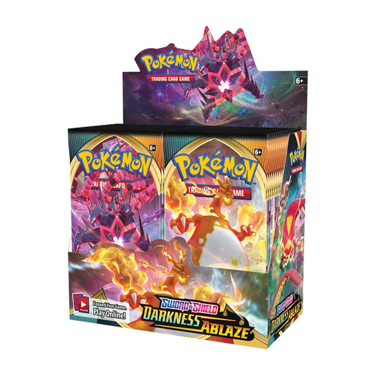 Pokémon TCG: Sword & Shield-Darkness Ablaze Booster Booster Box (36 Packs)