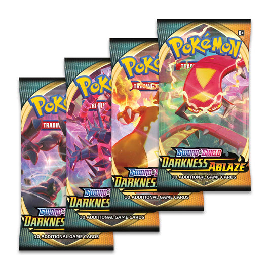 Pokémon TCG: Sword & Shield-Darkness Ablaze Booster Pack (10 Cards)